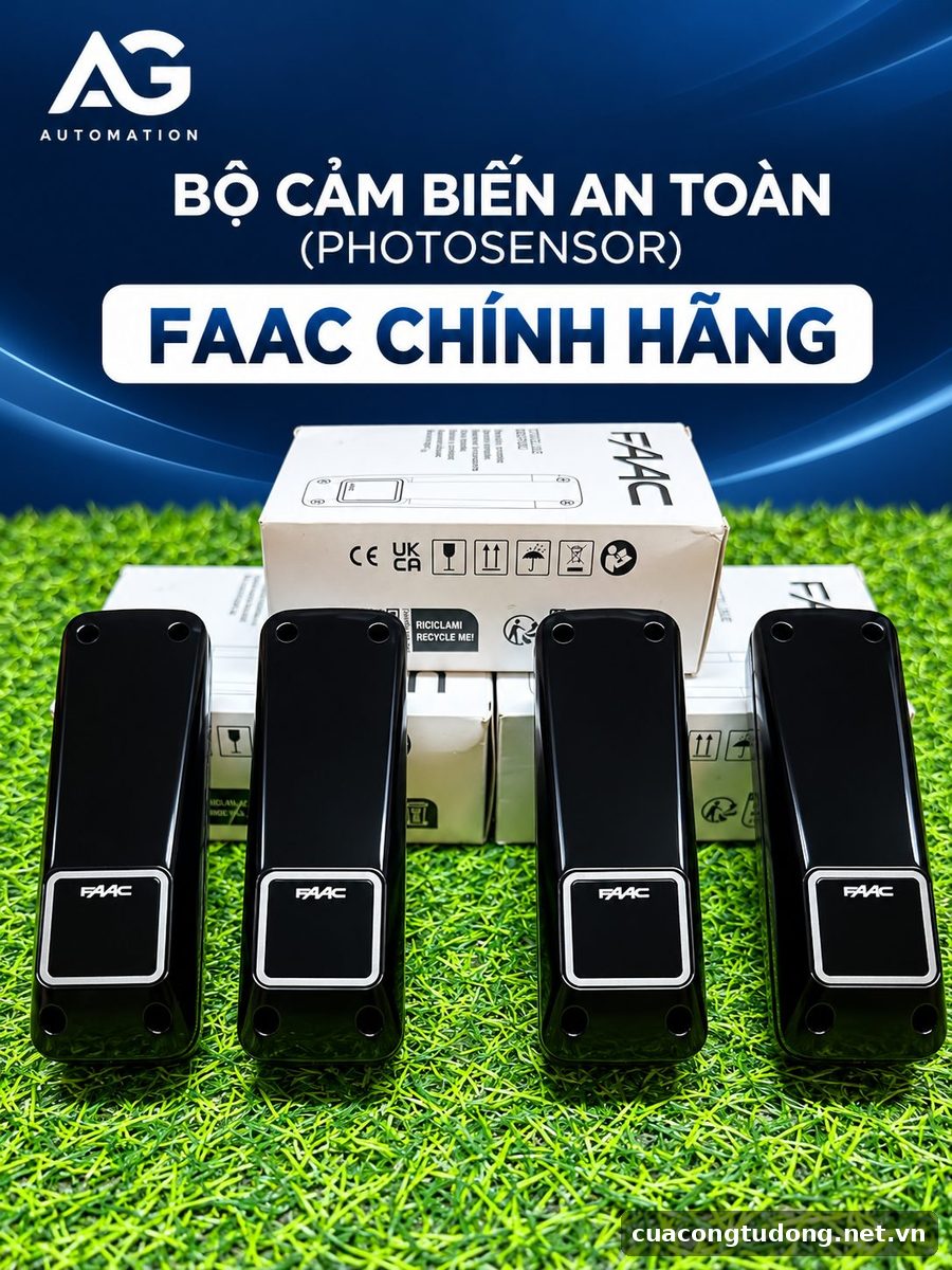 Mắt thần (cảm biến an toàn) FAAC – có sẵn tại kho AG